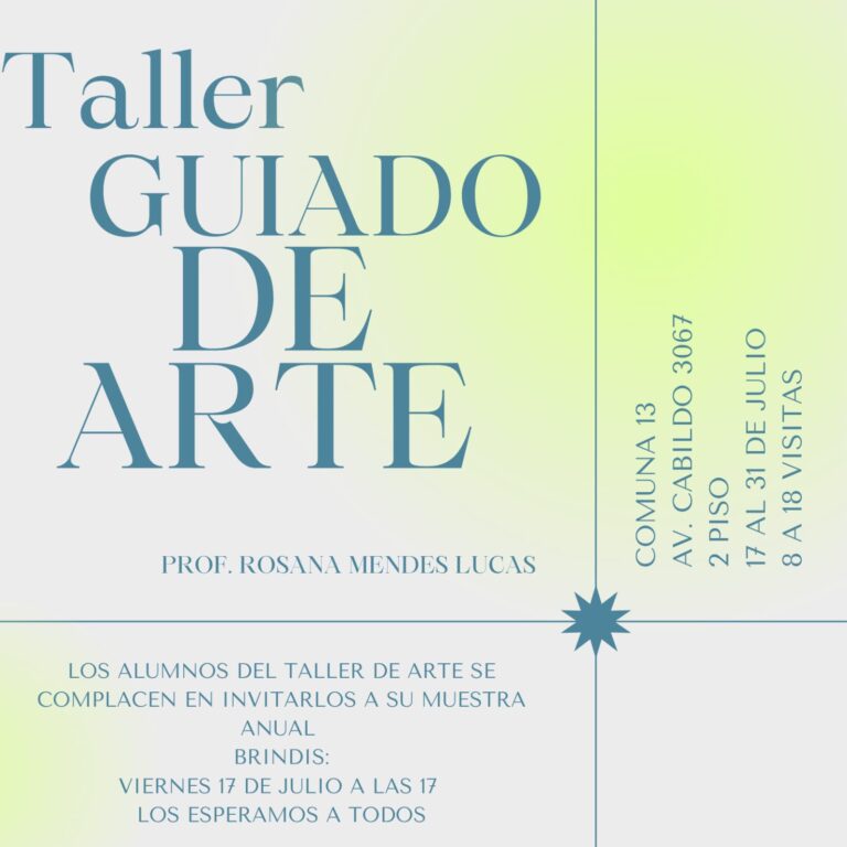 Taller guiado de arte