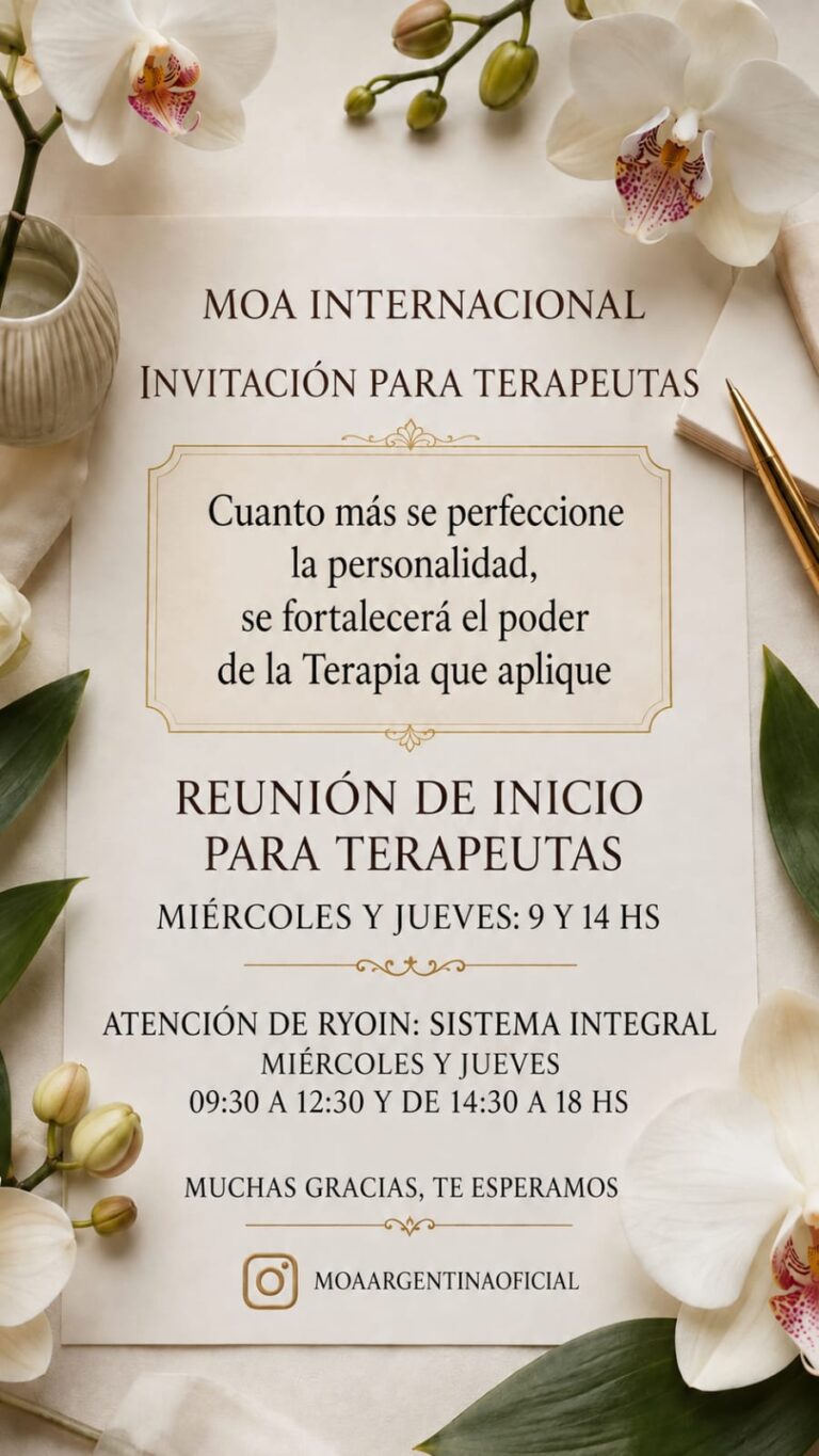Reunión de inicio para terapistas